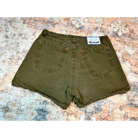 No Boundaries Pants - Vintage Mom Shorts Safari High rise adventure Shorts Small army green